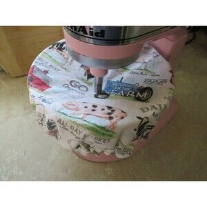 Kitchenaid Bowl Cover Reversible Farm and Red Gingham